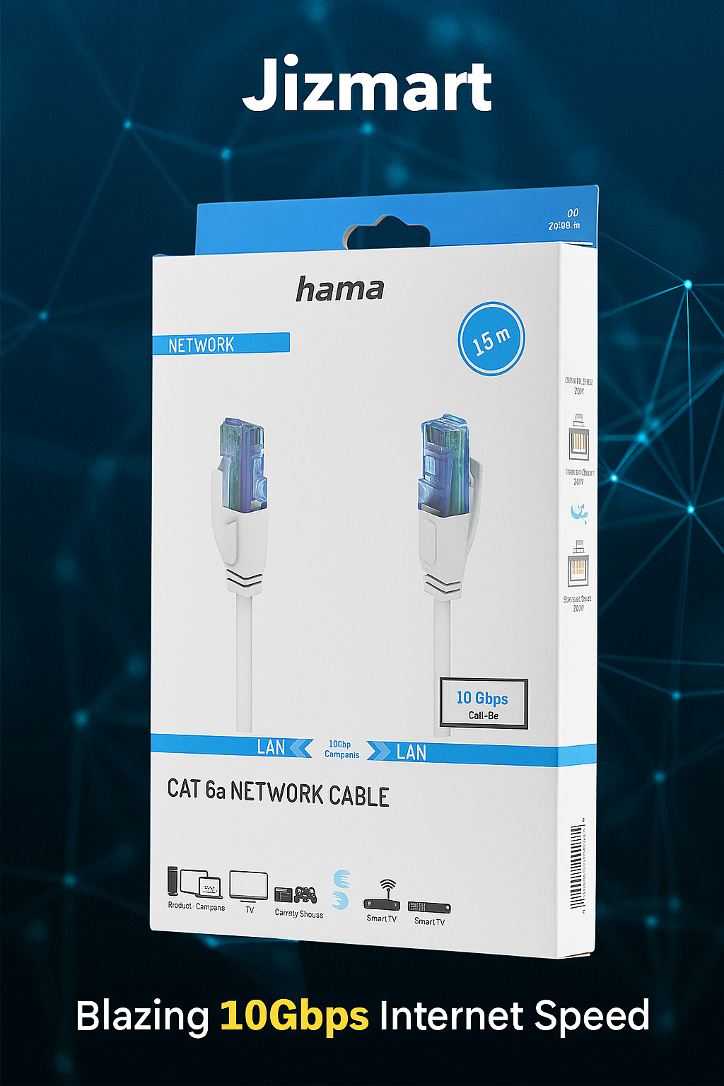 Hama CAT 6a NETWORK CABLE